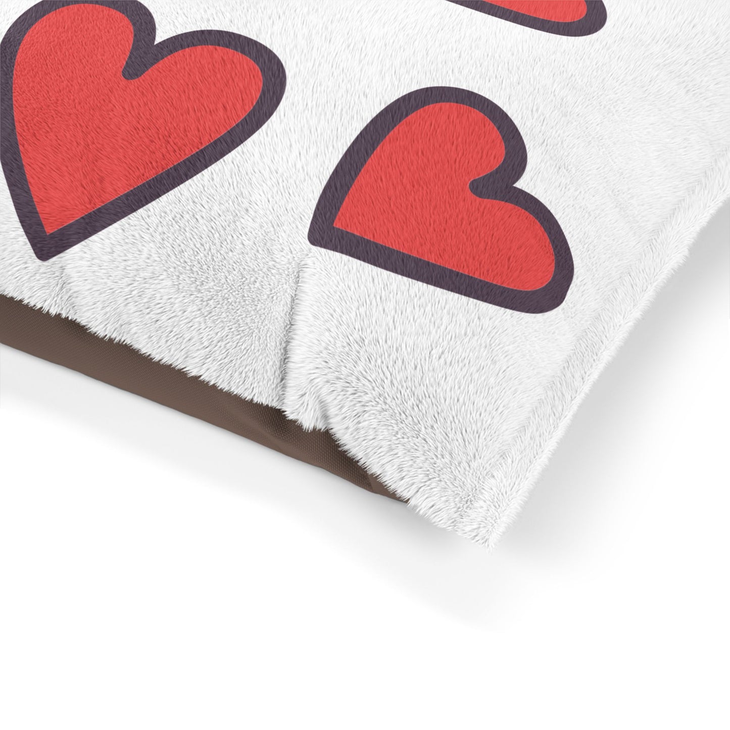 Heartfelt Pet Bed - Cozy Dog Bed, Cat Bed, Valentine’s Gift, Heart Print Pet Mat, Cute Pet Bedding