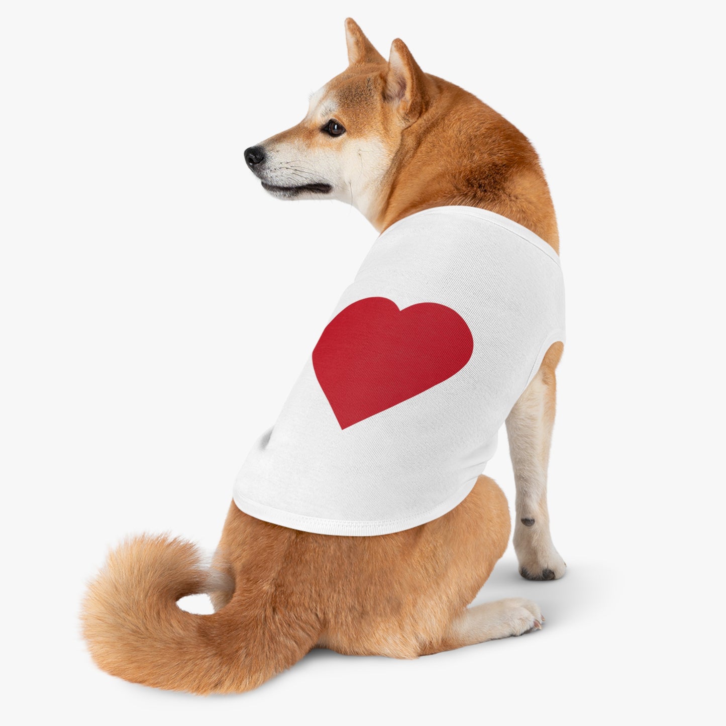 Heartfelt Pet Tank Top | Dog Summer Apparel, Cute Pet Clothing, Valentine's Day Gift for Pets, Stylish Pet Wear, Adorable Dog Outfit
