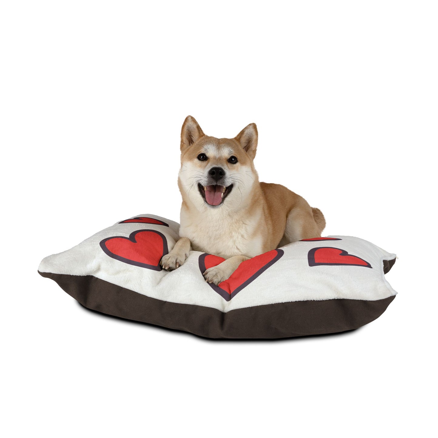 Heartfelt Pet Bed - Cozy Dog Bed, Cat Bed, Valentine’s Gift, Heart Print Pet Mat, Cute Pet Bedding