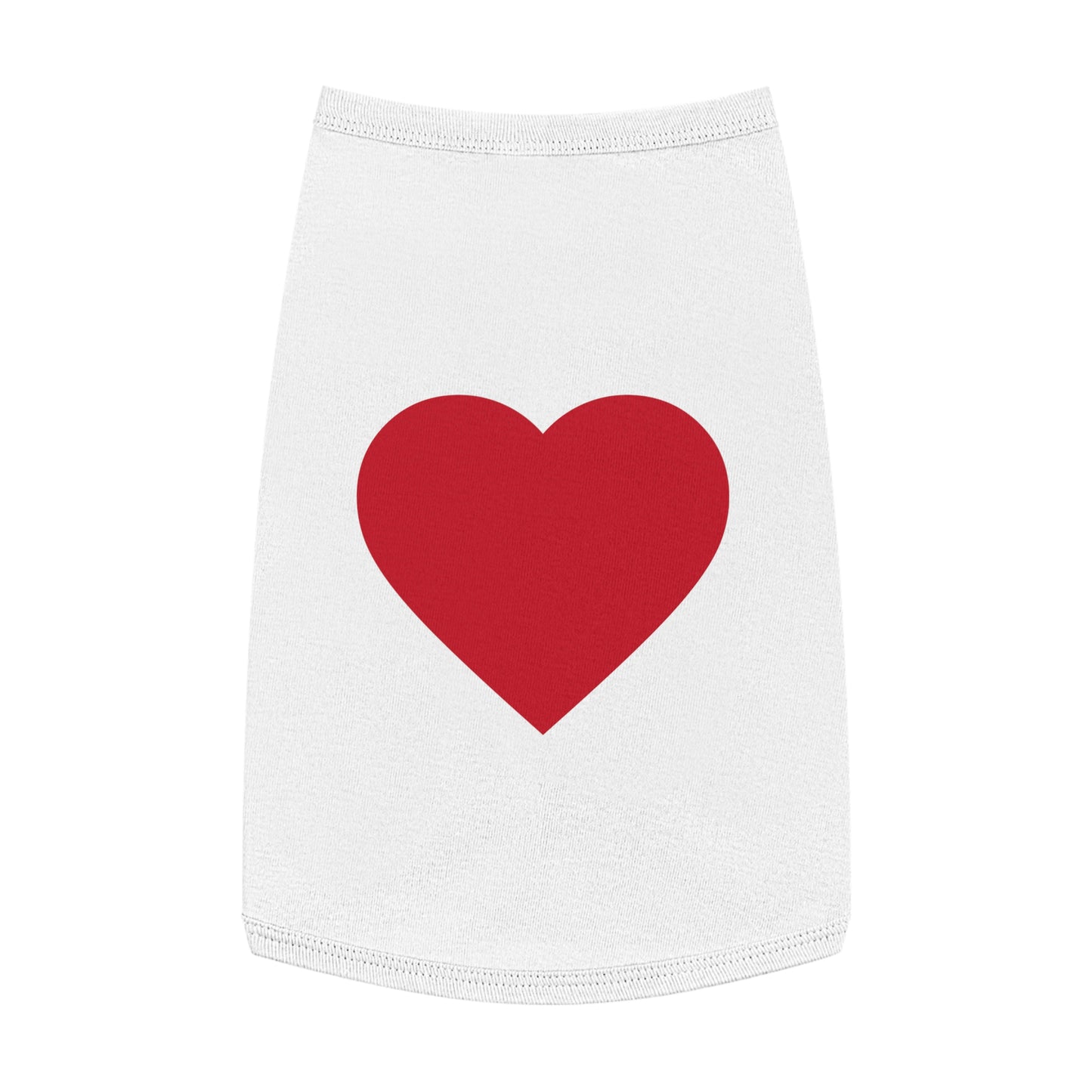 Heartfelt Pet Tank Top | Dog Summer Apparel, Cute Pet Clothing, Valentine's Day Gift for Pets, Stylish Pet Wear, Adorable Dog Outfit