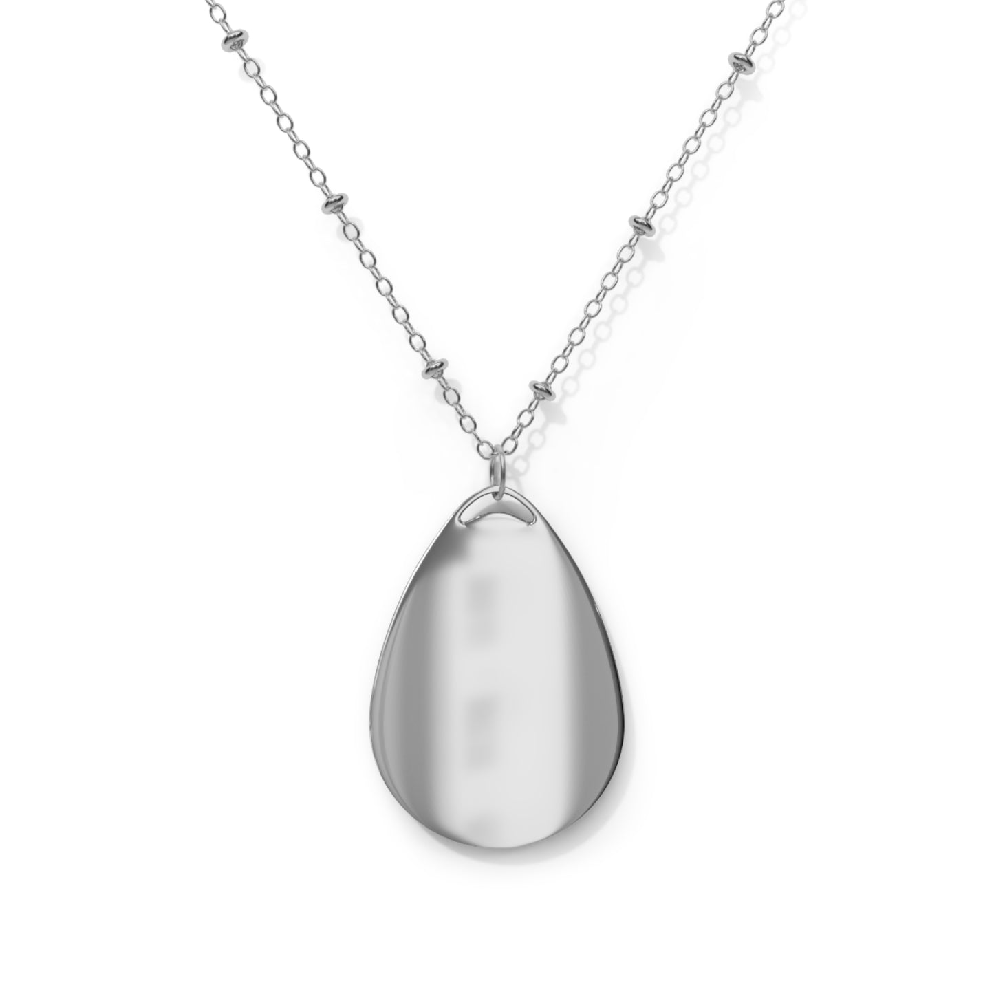 Kindness Oval Necklace, Inspirational Jewelry, Gift for Her, Everyday Wear, Minimalist Pendant, Thoughtful Keepsake