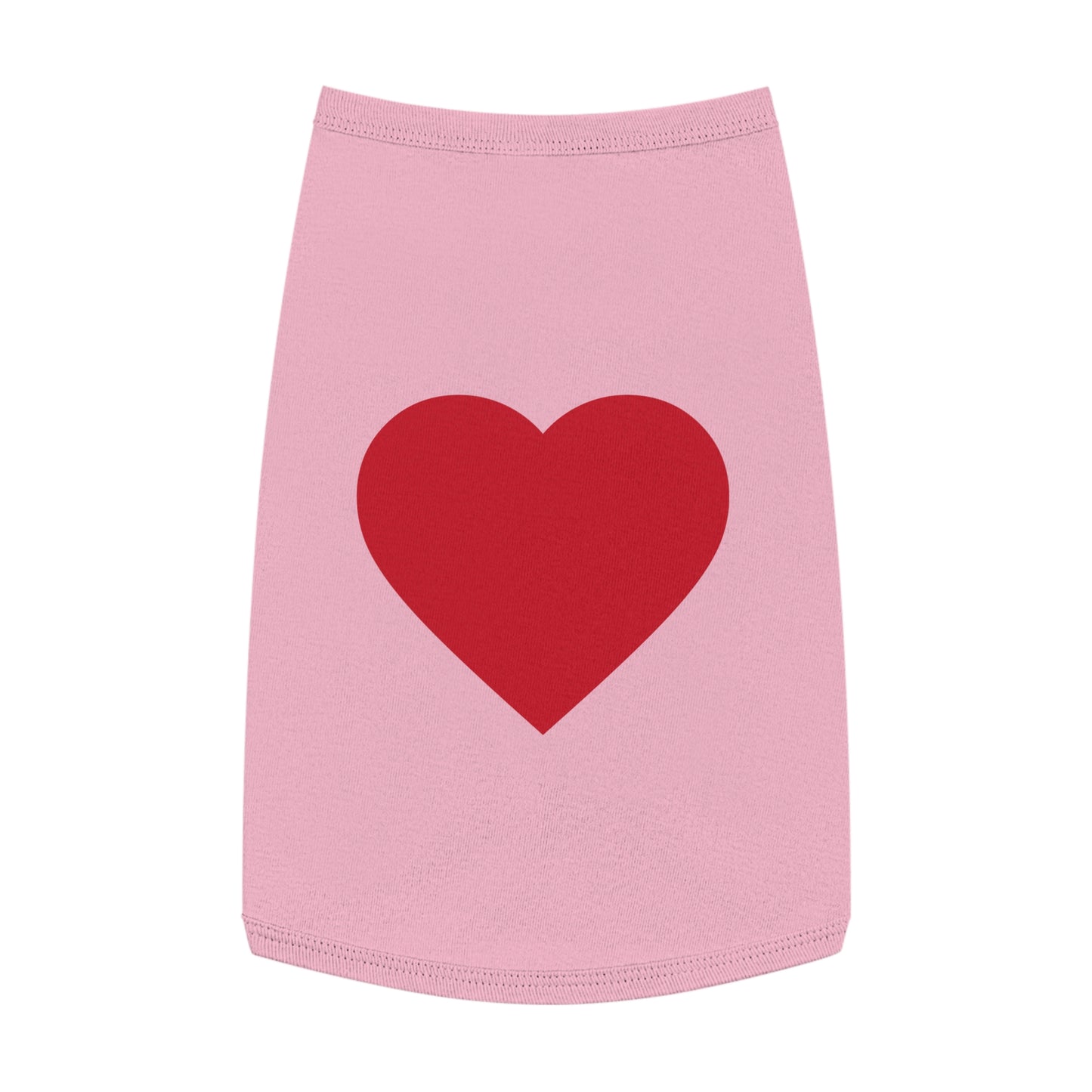 Heartfelt Pet Tank Top | Dog Summer Apparel, Cute Pet Clothing, Valentine's Day Gift for Pets, Stylish Pet Wear, Adorable Dog Outfit