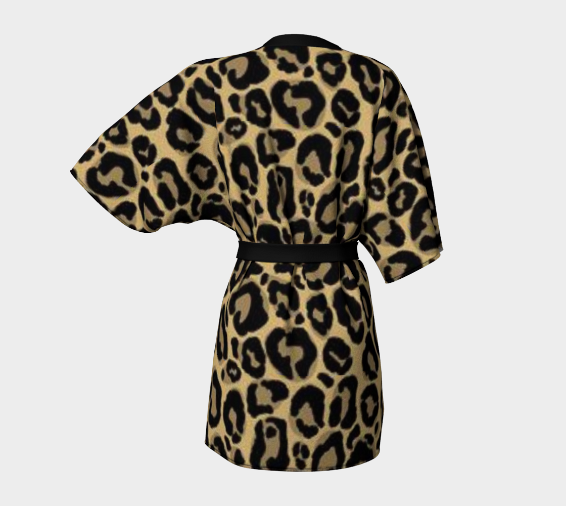 Cheetah Robe Short