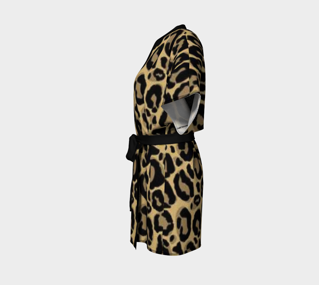 Cheetah Robe Short