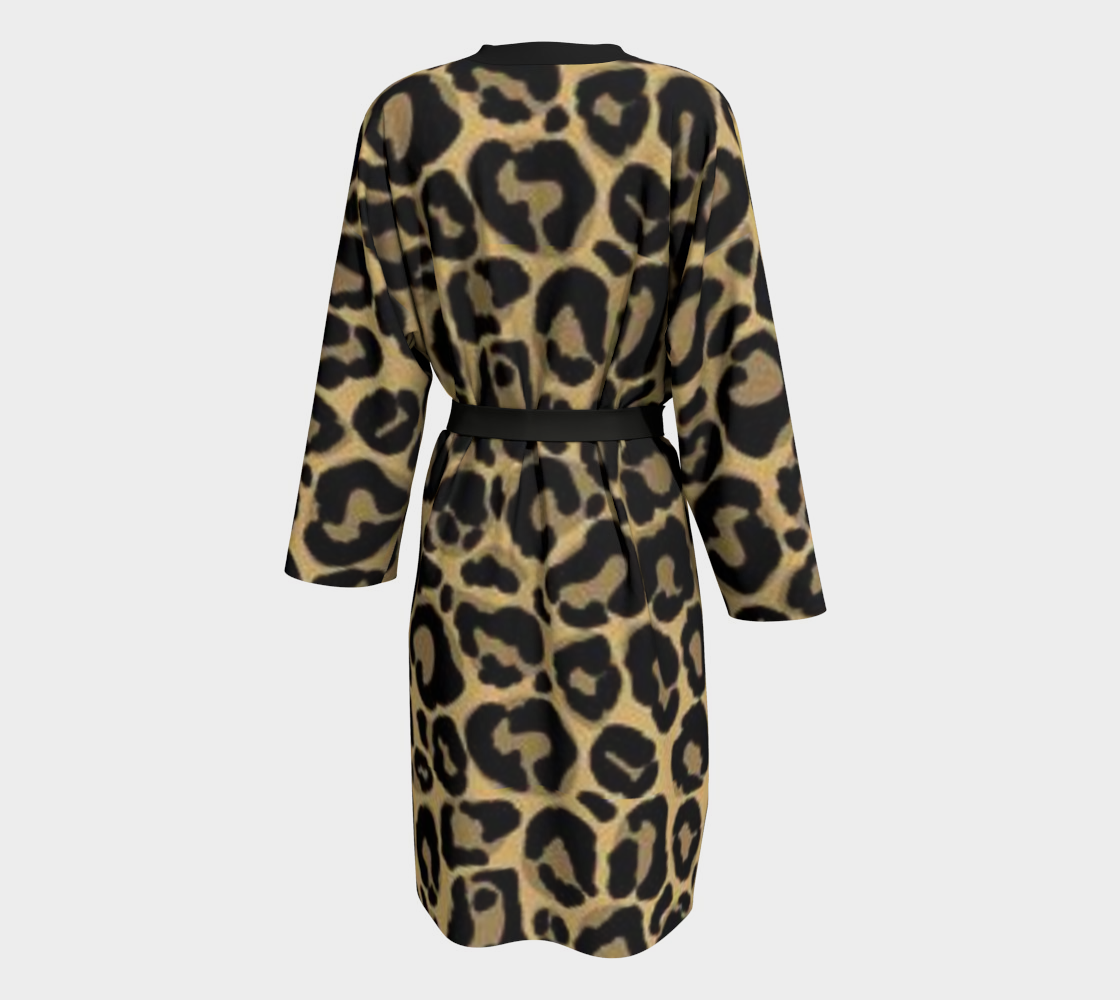 Cheetah Robe Long