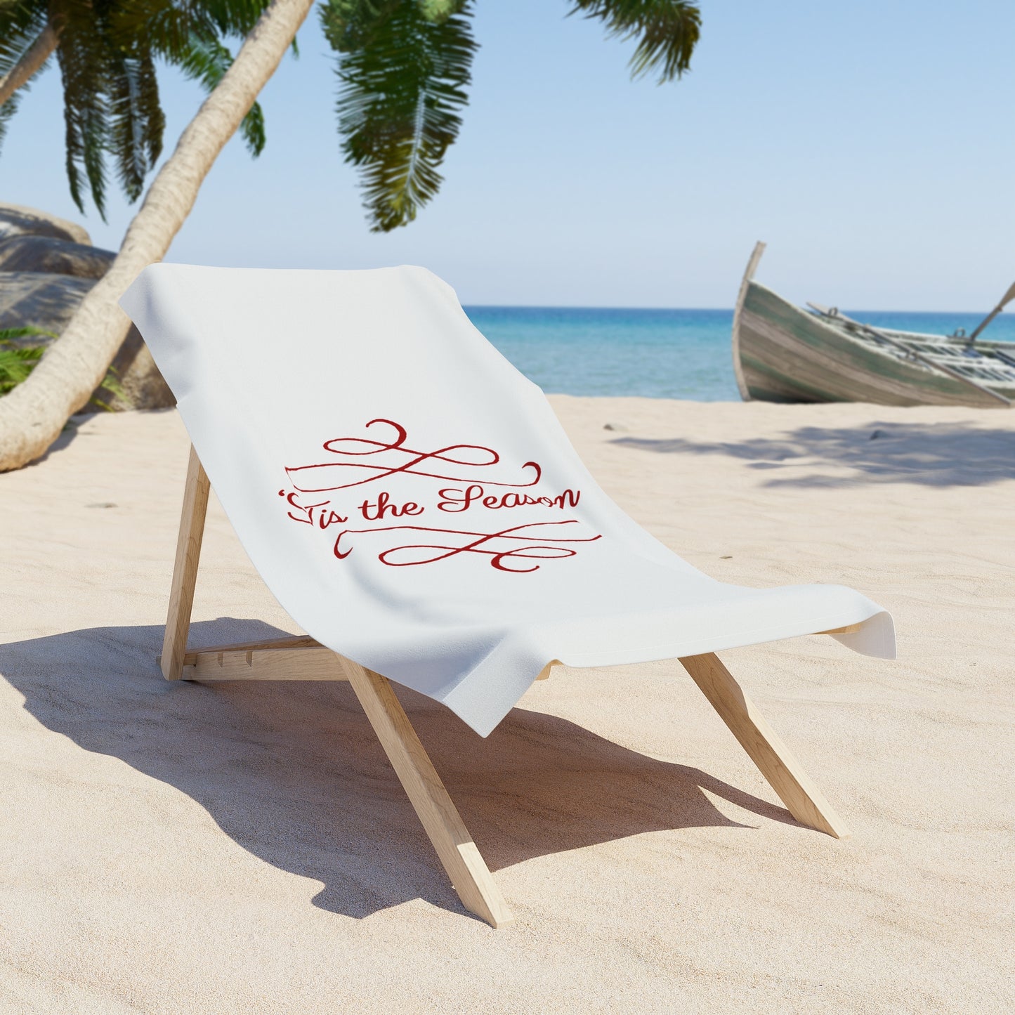 Seasonal Beach Towel, Summer Travel Towel, Holiday Gift Towel, Customizable Pool Towel, Stylish Spa Towel