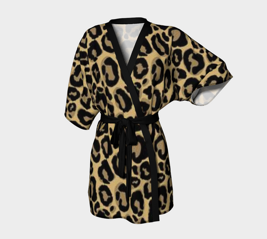 Cheetah Robe Short